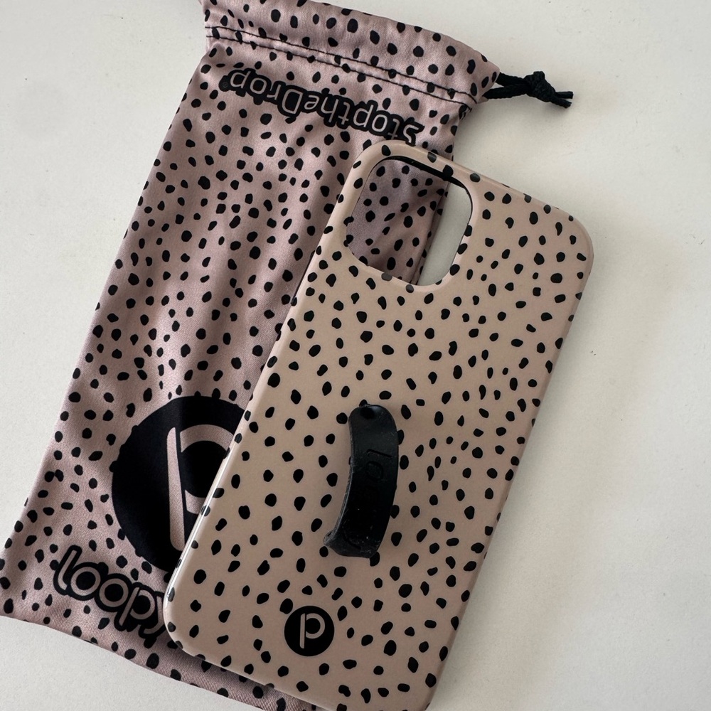 Polka Dot Phone Case with Stand